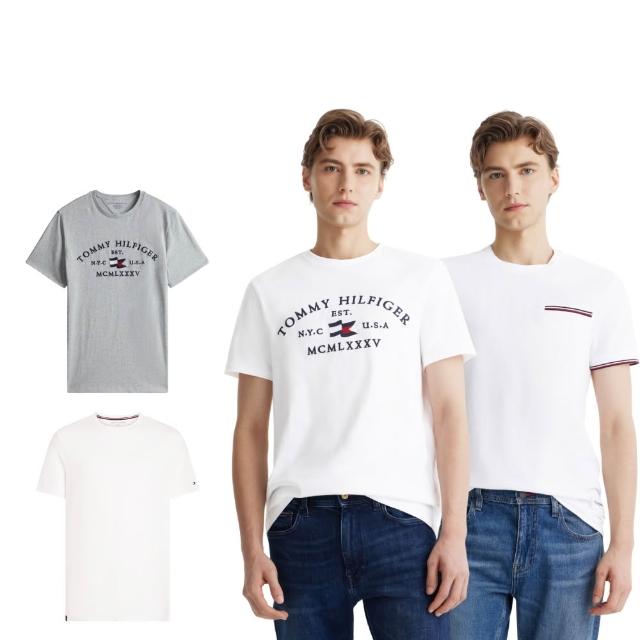 【Tommy Hilfiger】官方旗艦館 男女精選短袖T恤 多款任選