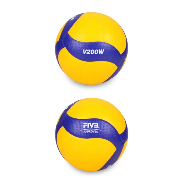 【MIKASA】超纖皮製比賽級排球 #5-5號球 FIVB指定球(V200W)