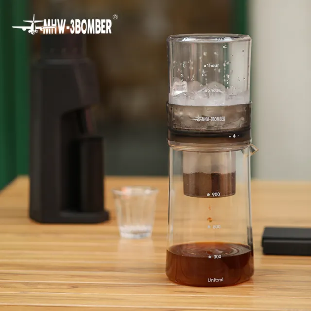 【MHW-3BOMBER】Baro冰滴壺 -600ML(原創呼吸式倒扣設 家用咖啡冷萃壺 滴漏式咖啡壺 600ml)