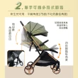 【Capella】X9PRO美型手推車 全蓬遮陽 秒收登機手推車 嬰兒手推車(單手動力摺收)
