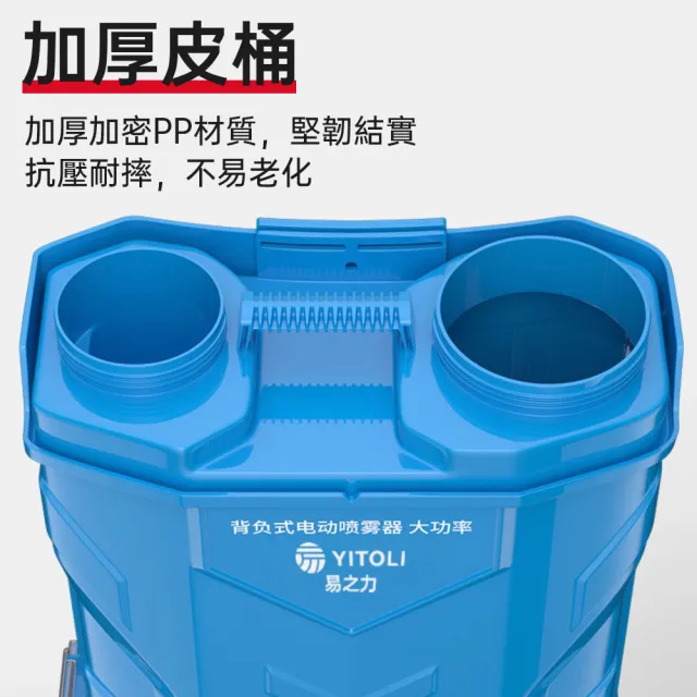【佳美多】電動噴霧器 農用打藥機 高壓噴霧機 背負式農藥噴灑器(20L鋰電噴霧器 三開關 農藥噴灑 園林綠化)
