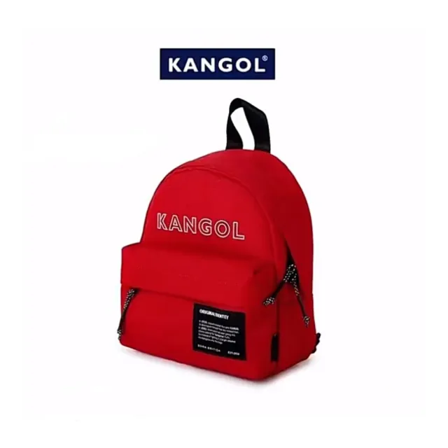 【KANGOL】雙11 KANGOL 後背包 KANGOL後背包 Font mini backpack 雙色背帶後背包 小包(KANGOL)