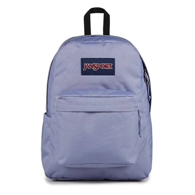 【JANSPORT】Superbreak Plus 後背包 運動包 雙肩背包 紫(JS0A4QUELA6)
