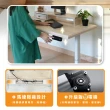 【IHouse】雙電機+實木 120cm工學電動升降桌(兒童書桌/辦公桌/書桌/站立桌/電腦桌/成長桌)