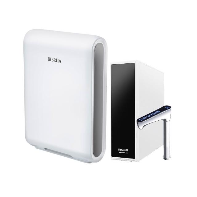 【BRITA】官方直營mypure pro X9櫥下瞬熱雙溫淨水組(白色 專利升級版+超微濾濾芯)