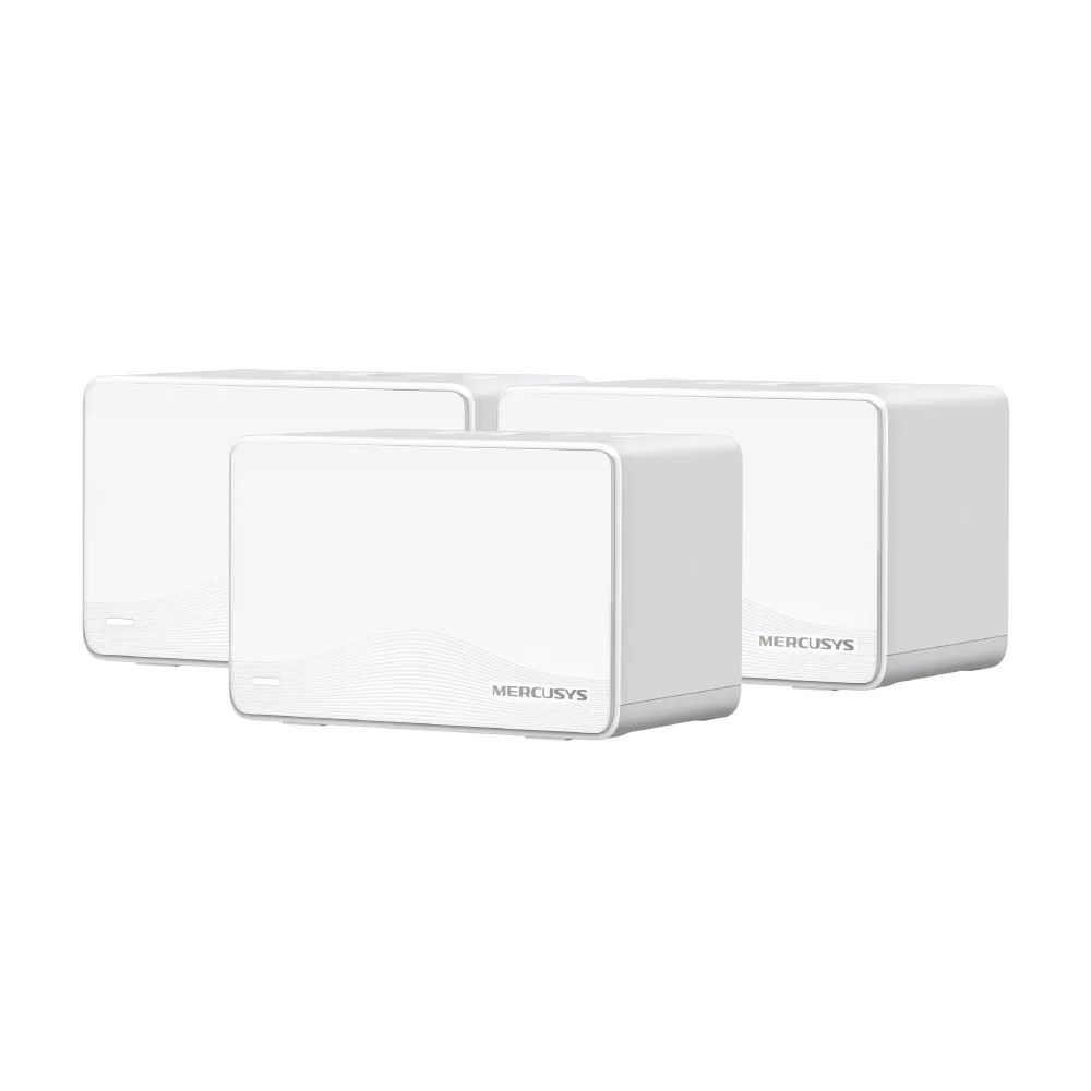 【Mercusys 水星】WiFi 7 BE3600 雙頻 真 Mesh 無線路由器 分享器(支援AI筆電/Halo H25BE 二入組)
