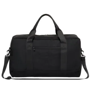 【Onitsuka Tiger】鬼塚虎 官方旗艦店 黑色老虎圖紋旅行袋(3183B207-001)