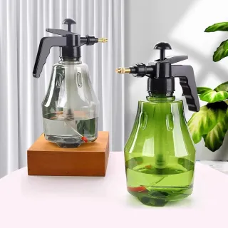 【Homeco】氣壓式園藝噴壺 壓力噴水壺 噴霧器澆水瓶 1.5L(園藝澆花/灑水壺/噴水器/澆花器/清潔噴壺)