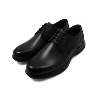 【Golf】經典日式雕孔造型綁帶氣墊皮鞋 黑色(GF512171-BL)