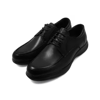 【Golf】經典日式質感舒適綁帶氣墊皮鞋 黑色(GF512170-BL)