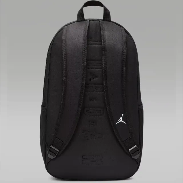 【NIKE 耐吉】JORDAN喬丹 HBR經典黑色雙肩包 運動包裝備後背包平板收納包大空間13吋筆電包(JD2413006AD005)