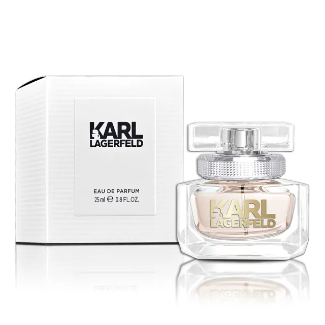 【KARL LAGERFELD 卡爾】同名時尚女性淡香精 25ML(專櫃公司貨)