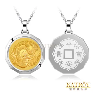 【KATROY】黃金項鍊．新年禮物．幸運．祝福(吉祥鳳)