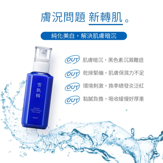 【KOSE 高絲】雪肌精 澄白薏透乳 140ml