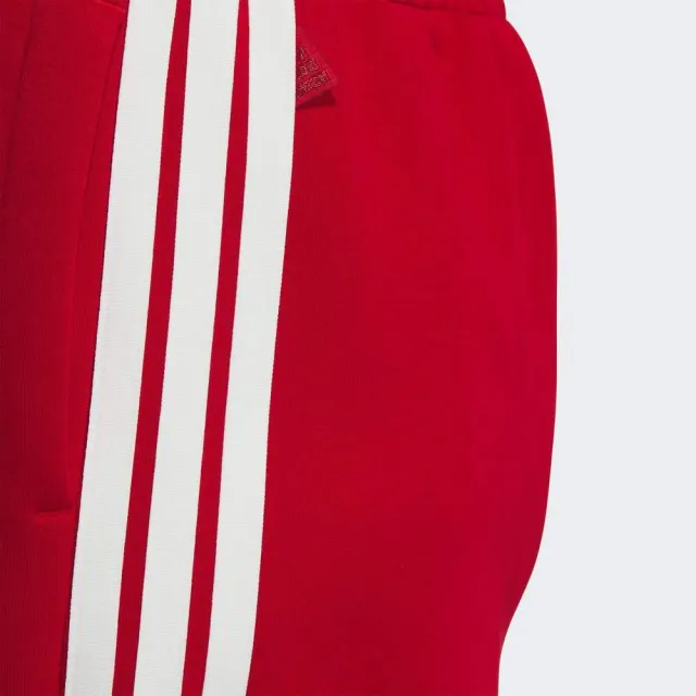 【adidas 愛迪達】Cw Wide Kn Pnt 女 長褲 運動長褲 休閒長褲 CNY 新年 紅 白 亞版(JZ1643)