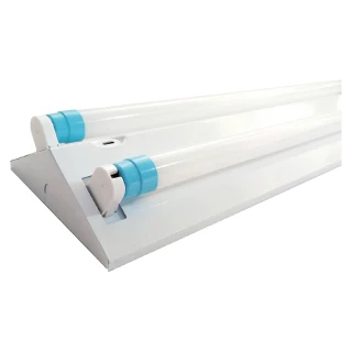 【Philips 飛利浦】T8 山型燈具 四呎雙管 18.5W 日光燈座 含燈管 TMS288 雙管山型燈(同 東亞 4243)
