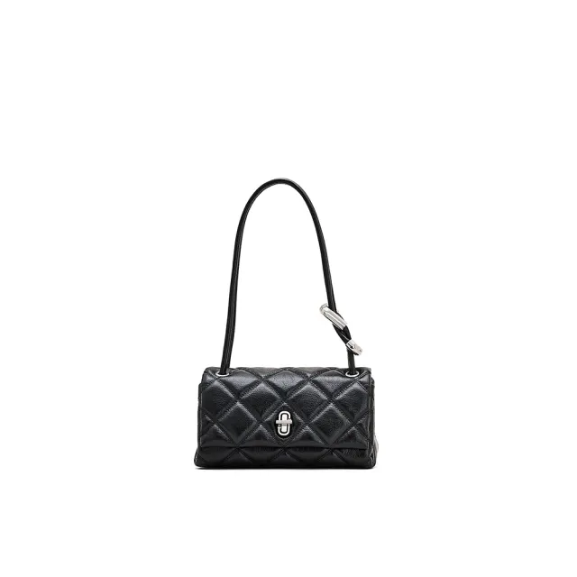 【MARC JACOBS】本季精選 MJ DUAL 黑色迷你菱格雙肩包