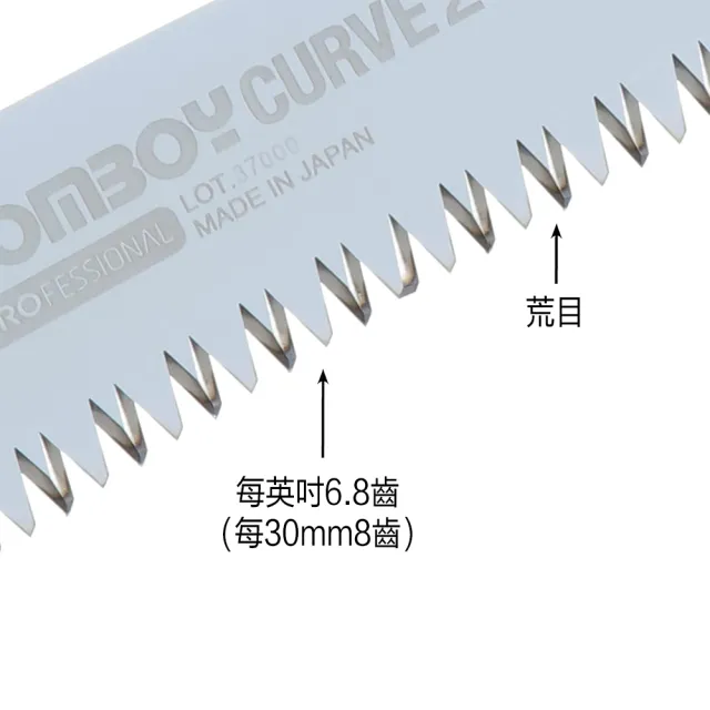 【Silky 喜樂】替換刀片無握把 240mm折疊鋸718-24(折疊鋸 鋸子 手鋸 園藝 樹枝修剪 合鋸 口袋鋸  折合鋸)