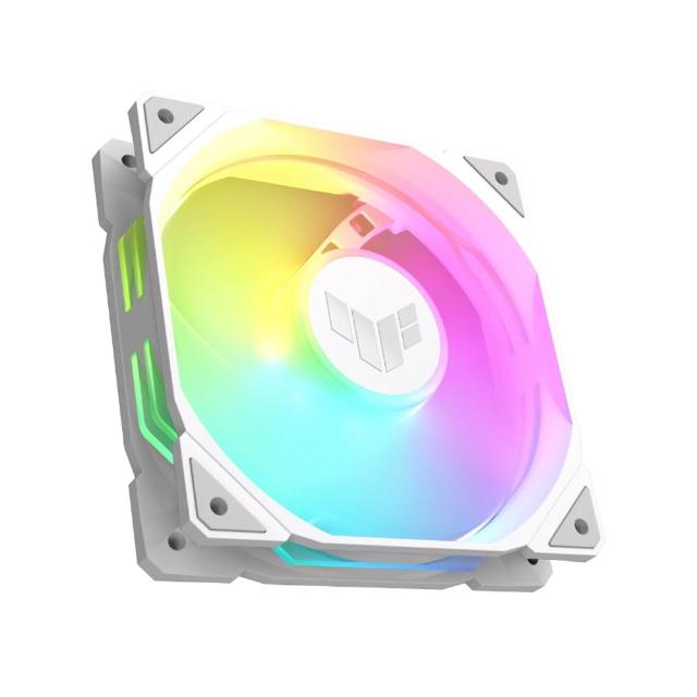 【ASUS 華碩】TUF Gaming TR120 ARGB 風扇 - 單入組 白色(TR120-ARGB-W)