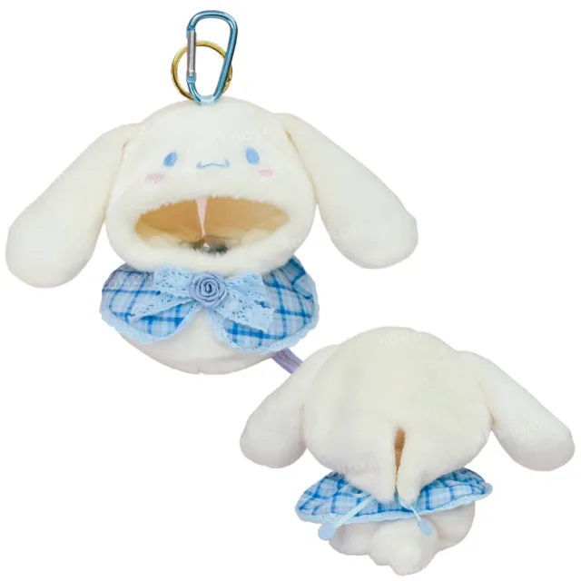 【小禮堂】雙11 Sanrio 三麗鷗 絨毛造型玩偶裝  格紋玫瑰 偶像應援 Kitty 美樂蒂 布丁狗 大耳狗(