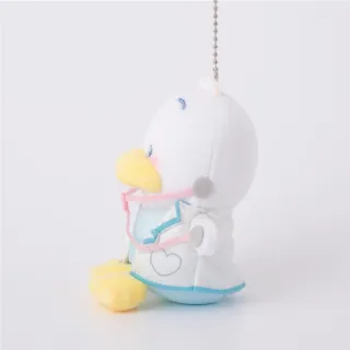 【小禮堂】雙11 Sanrio 三麗鷗 貝克鴨 絨毛玩偶吊飾 302診療室(平輸品)