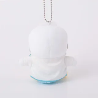 【小禮堂】雙11 Sanrio 三麗鷗 貝克鴨 絨毛玩偶吊飾 302診療室(平輸品)