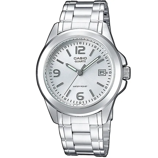 【CASIO 卡西歐】卡西歐經典鋼帶女錶-銀(LTP-1215A-7A)