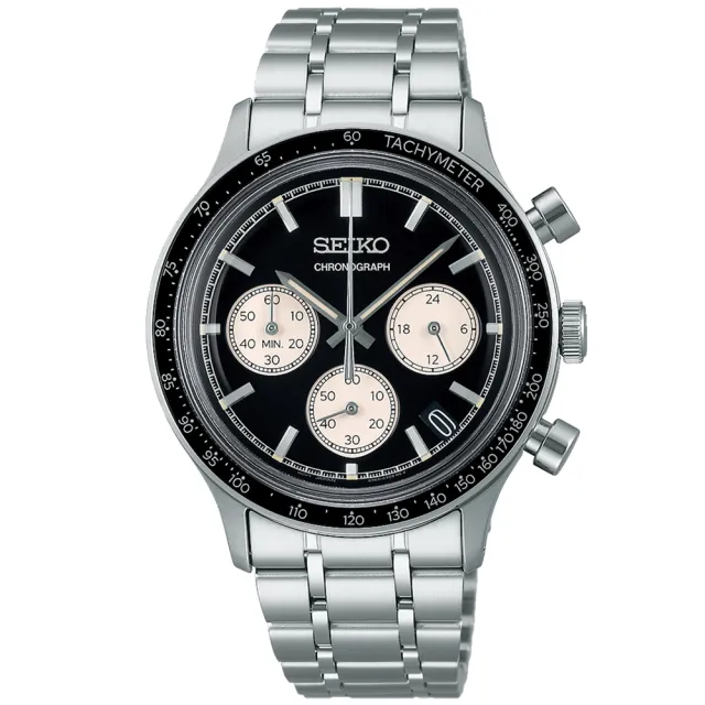 【SEIKO 精工】CS系列 時尚三眼計時腕錶 錶 週年慶 雙11(SSB479P1/8T63-03P0D)