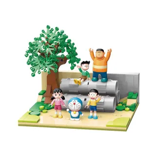 【Qman 啟蒙積木】KEEPPLAY 哆啦A夢水泥管公園空地