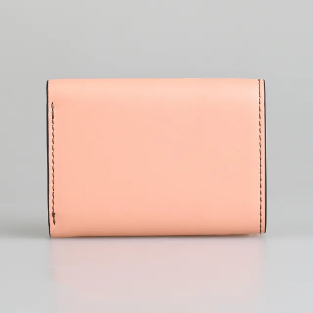 【FURLA 芙拉】FURLA PRIMULA釦式三折短夾(粉)