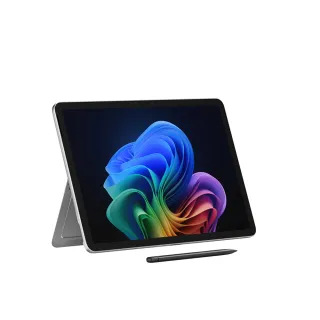 【Microsoft 微軟】鍵盤蓋組★Surface Pro 12吋 輕薄觸控筆電-白金(Snapdragon X Plus/16G/512G/W11)