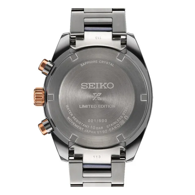 【SEIKO 精工】PROSPEX 台灣限量 太陽能計時腕錶 父親節 禮物 推薦(SSC925P1/V192-0AK0B)