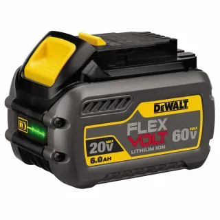 【DEWALT 得偉】20V 60V max XR超鋰電電池 6.0Ah(DCB606)
