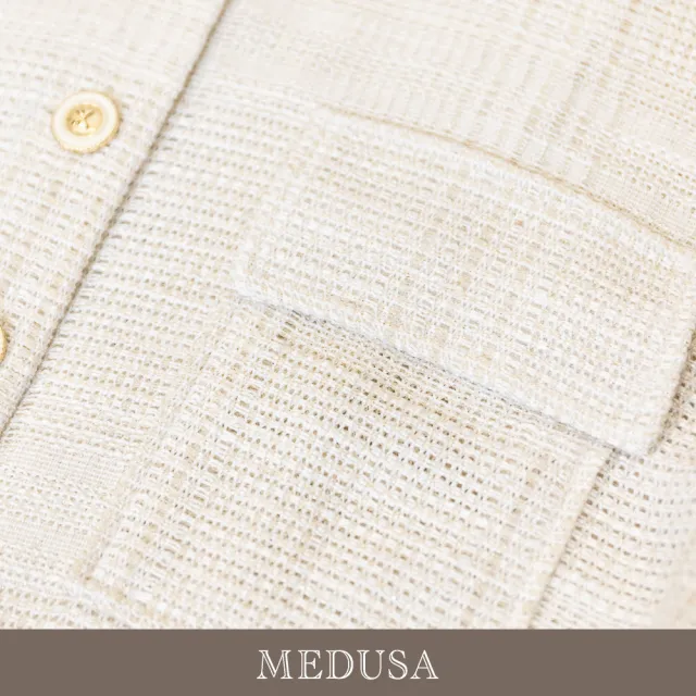 【MEDUSA 曼度莎】現貨-小香風流蘇套裝上衣（M-XL）｜小香風外套 夏季呢布 正裝外套(601-5310A)