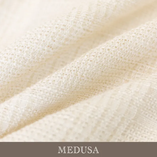 【MEDUSA 曼度莎】現貨-小香風流蘇套裝上衣（M-XL）｜小香風外套 夏季呢布 正裝外套(601-5310A)