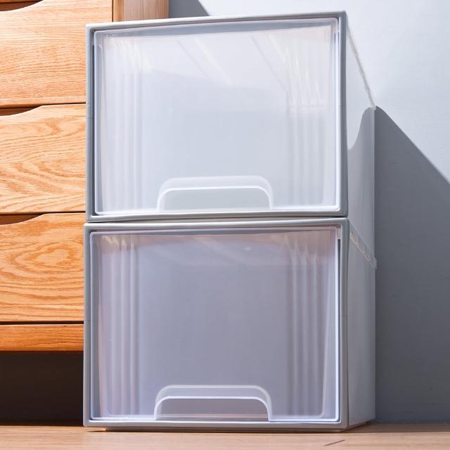 【HOUSE 好室喵】純白置物箱65L(2入)