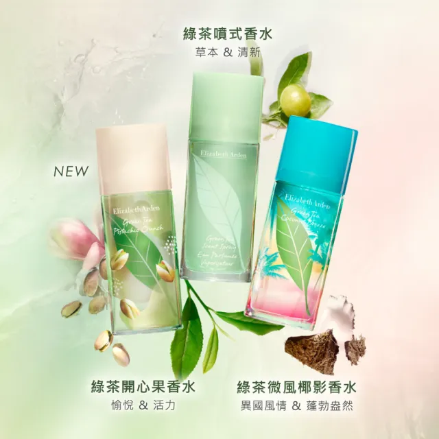 【伊麗莎白雅頓】官方直營 綠茶開心果香水50ml(茶香調/香水/開心果)