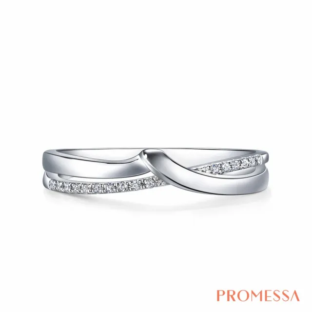 【PROMESSA】PT950鉑金 小皇冠系列 鑽石戒指(女戒)