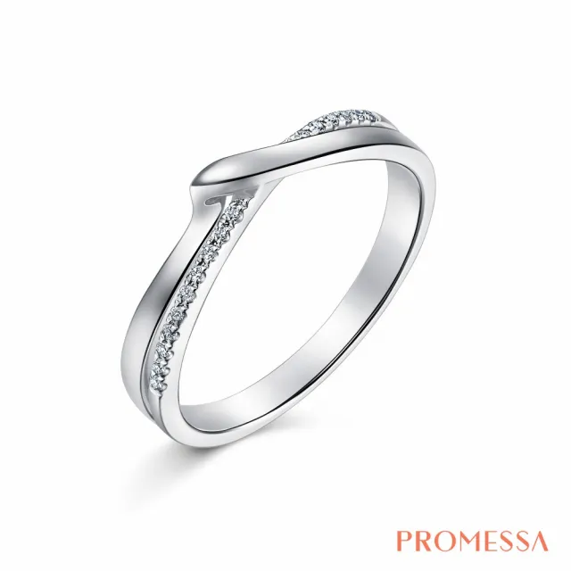 【PROMESSA】PT950鉑金 小皇冠系列 鑽石戒指(女戒)