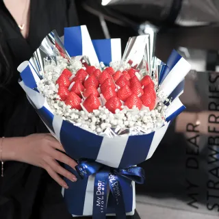 【MyDearStrawberries】la Saint-Valentin 法式情人草莓花束(水果花束/情人節/告白/生日禮物/草莓)