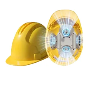 【YouPin】安全帽 太陽能充電藍牙工地頭盔空調製冷帽子降溫神器(安全帽 頭盔 帽子 空調帽  戶外 工地)