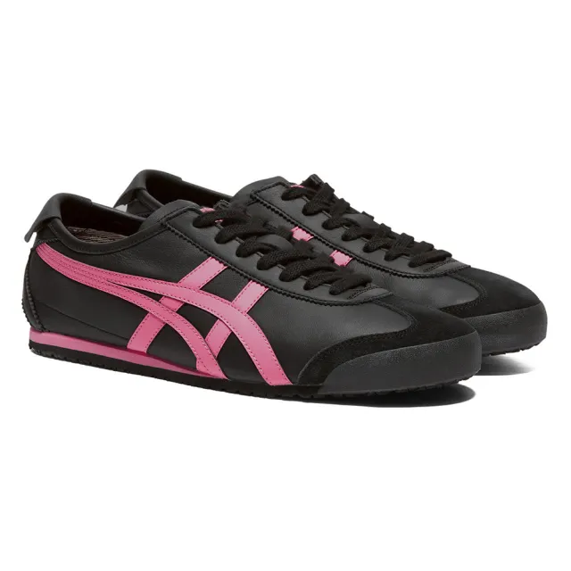 【Onitsuka Tiger】Onitsuka Tiger鬼塚虎-黑色/桃紅虎爪紋 MEXICO 66(1183C102-005/1183C102-701)