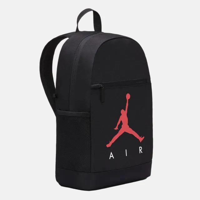 【NIKE 耐吉】Jordan Air School 後背包 雙肩背 喬丹 黑 紅(DJ5649-010)