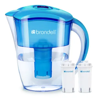 【Brondell】brondell極淨藍濾水壺+2入芯 (1壺2芯)