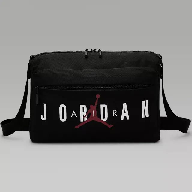 【NIKE 耐吉】Jordan喬丹Crossbody潮流休閒斜跨包百搭時尚側背包多夾層單肩包多收納斜肩包(JD2513031AD002)