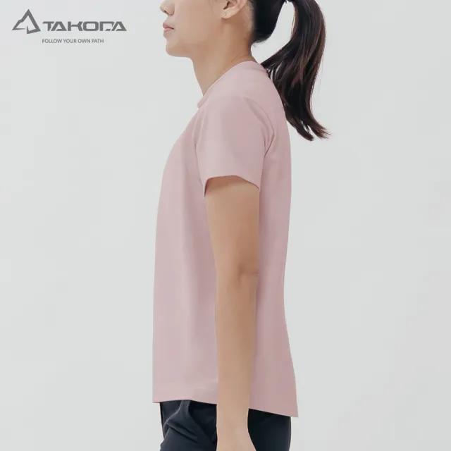 【TAKODA】Tipi 女純棉短袖印花系列-玉山 女款 兩色(親膚透氣/厚磅紮實)