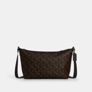 【COACH】蔻馳官方直營 FINN經典Logo馬車圖案斜背手袋-Qb/松露色 混合色(CBX15)