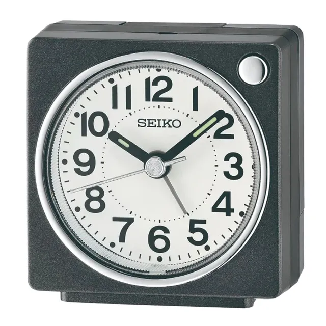 【SEIKO 精工】小巧嗶嗶聲鬧鈴鬧鐘-3色可選 送禮 禮物(QHE196G/QHE196K/QHE196R/速)