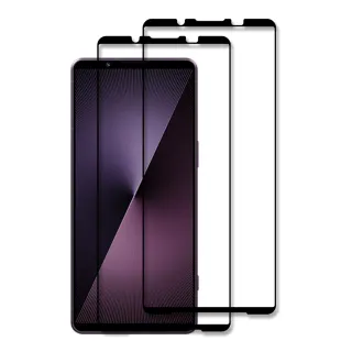 【RedMoon】SONY Xperia 1 VII 2025 / Xperia1 VI 2024 9H螢幕玻璃保貼 2.5D滿版保貼 2入