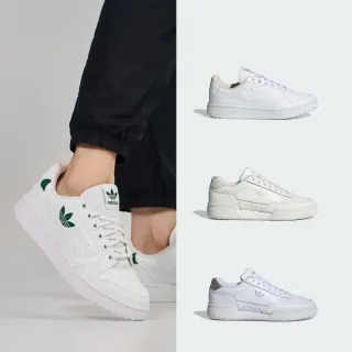 【adidas 愛迪達】NY 90 & COURT SUPER 休閒鞋 運動鞋 小白鞋 三葉草LOGO 女鞋(多款任選)